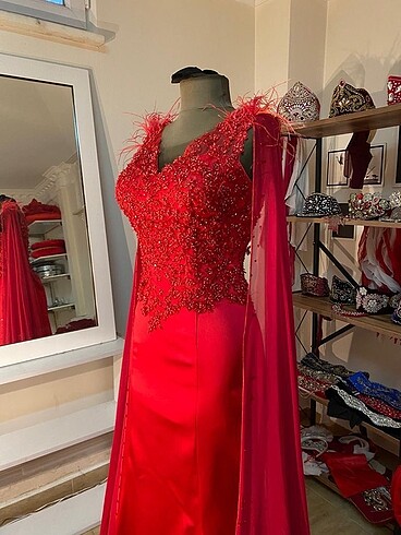 l Beden Kınalık abiye kaftan