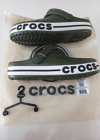 Crocs Terlik Sandalet Yeni Sezon 44 haki