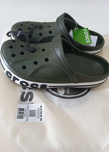 37 Beden Crocs Terlik Sandalet Yeni Sezon 44 haki