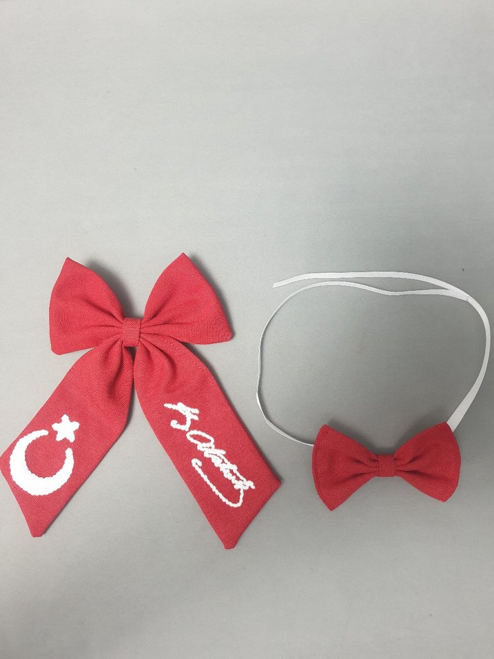 Kırmızı Çocuk Papyonu - Görsel 3