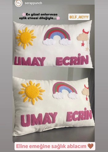 Punch bebek yastığı