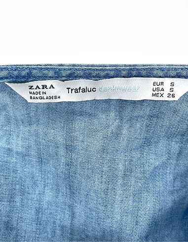 s Beden mavi Renk Zara Bluz