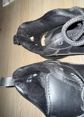 Siyah Bağcıklı Kadın Spor Ayakkabı - Görsel 4