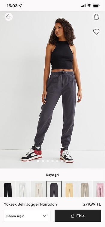 H&M JOGGER PANTALON