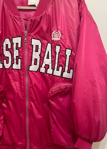 Pembe Fermuarlı Kadın Spor Ceket - Görsel 4