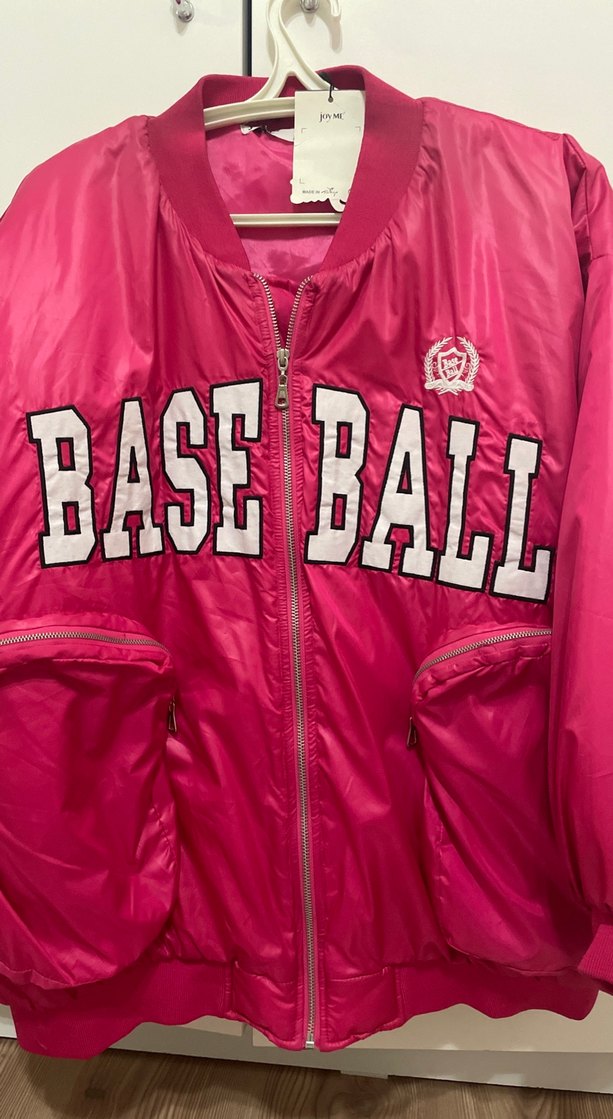 Pembe Fermuarlı Kadın Spor Ceket - Görsel 5