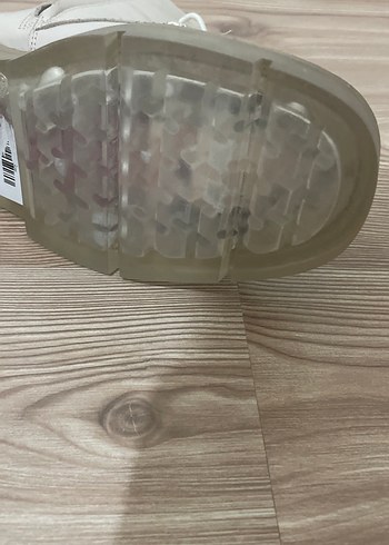 Derimod Bej Deri Kadın Bot, Kalın Topuklu, Günlük - Görsel 7