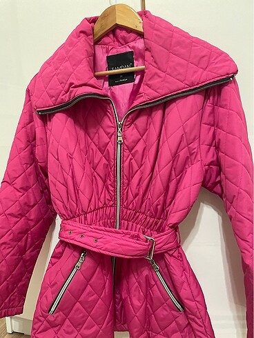Fuşya mont - Görsel 2