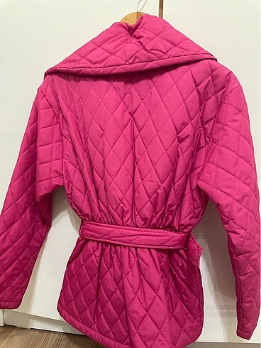 Fuşya mont - Görsel 7