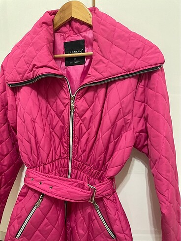 Fuşya mont - Görsel 5
