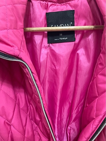 Fuşya mont - Görsel 10