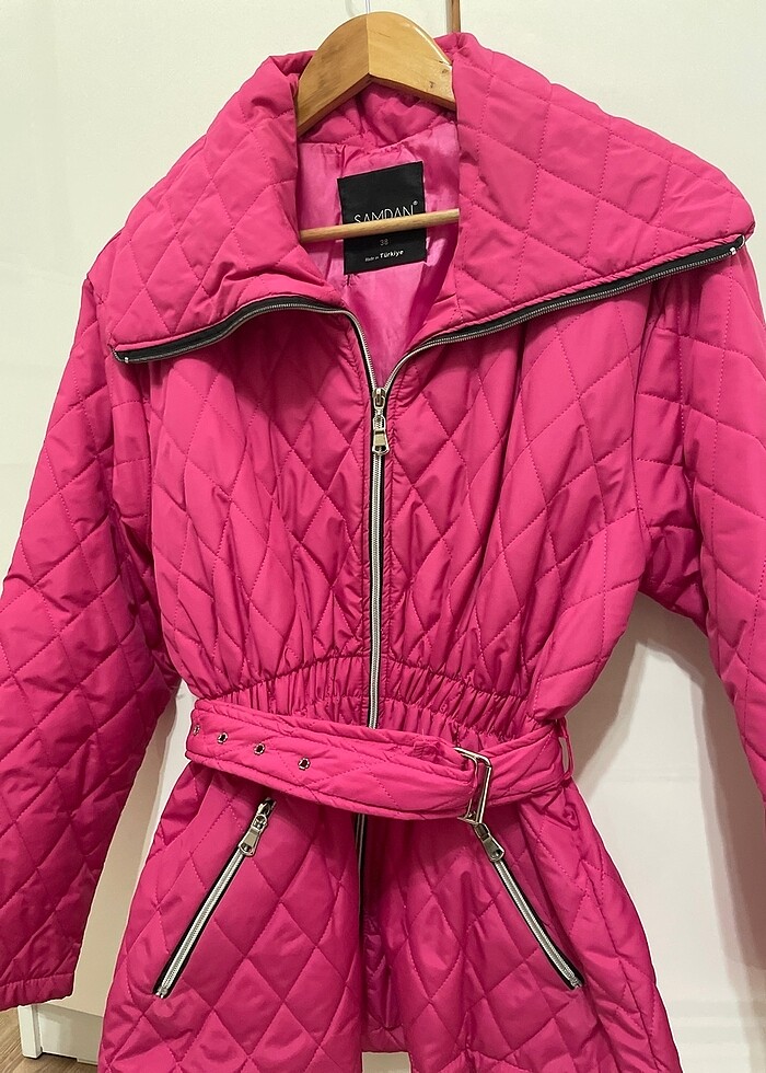 Fuşya mont - Görsel 2