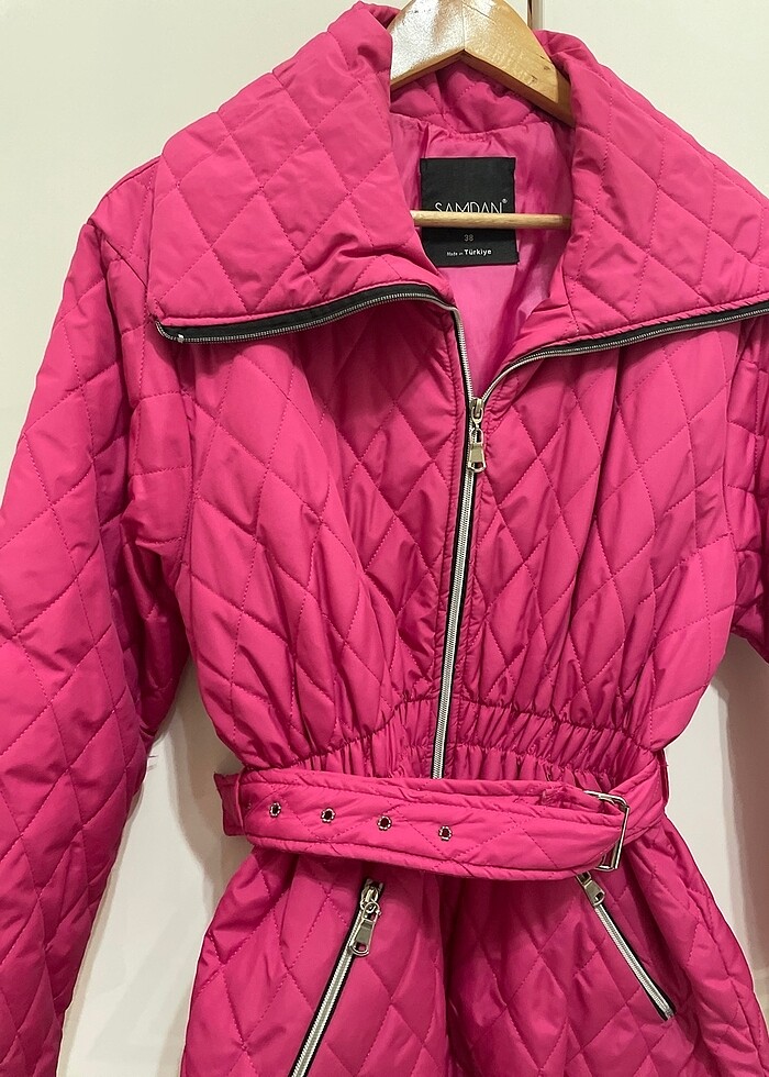 Fuşya mont - Görsel 3