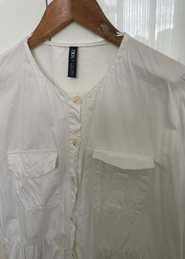 Zara gömlek elbise - Görsel 2