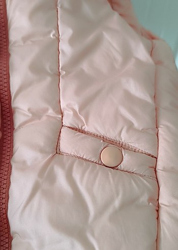 LC Waikiki Kız Çocuk Pembe Kapüşonlu Fermuarlı Yelek