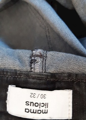 mama licious Hamile Denim Tulum - Görsel 4