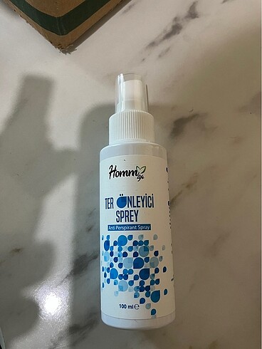 Homm bitkisel ter önleyici sprey