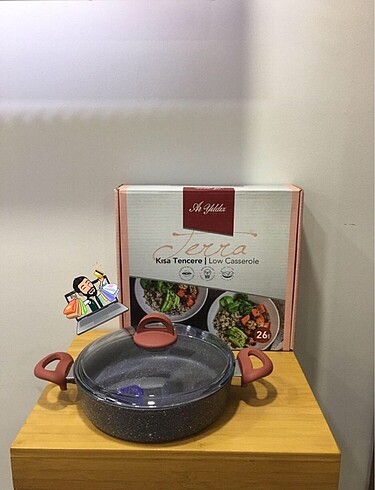 Aryıldız 26cm. Granit Pilav Tencere
