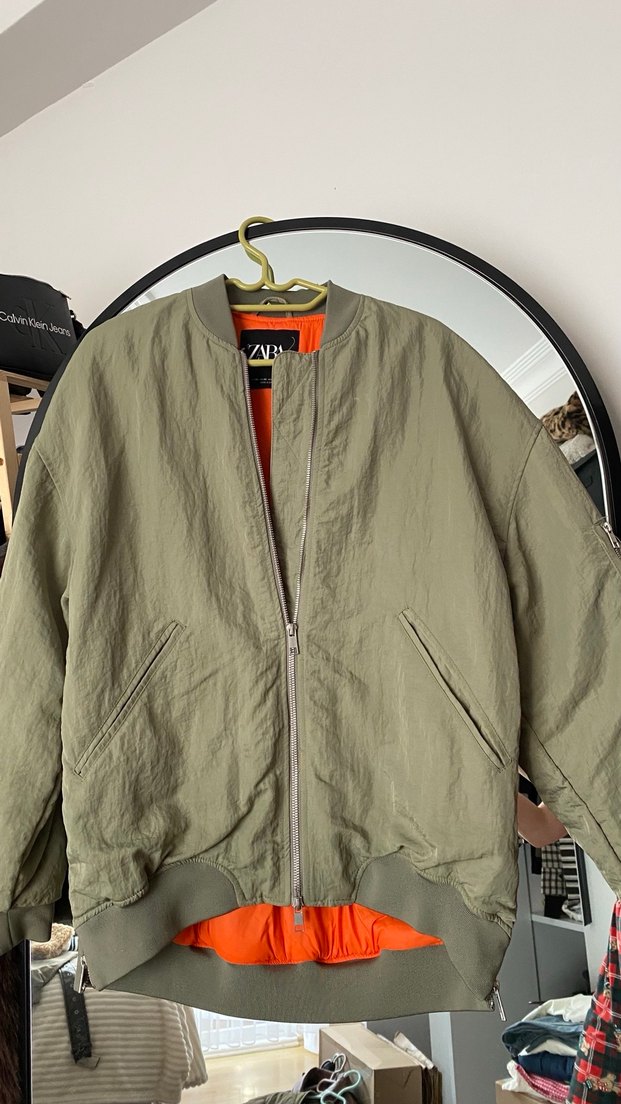 Cep Detaylı Bej Kadın Midi Ceket - Görsel 2