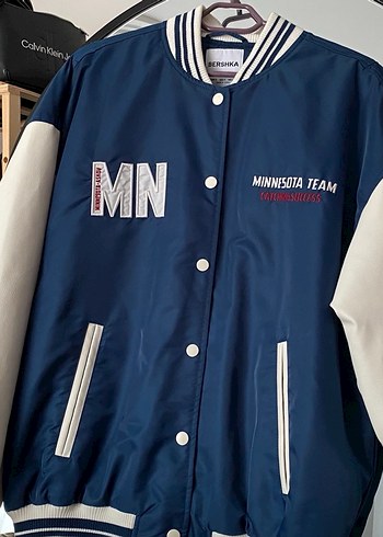 Kadın Mavi Spor Ceket - Minnesota Team - Görsel 2