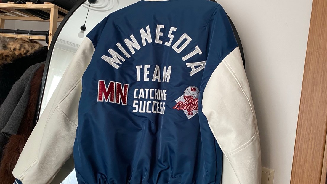 Kadın Mavi Spor Ceket - Minnesota Team - Görsel 3