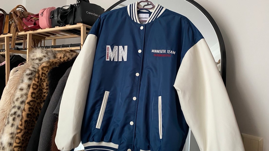 Kadın Mavi Spor Ceket - Minnesota Team - Görsel 2