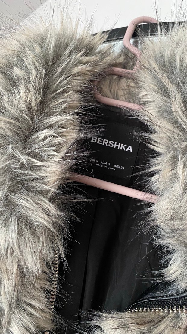 Gri Kadın Suni Kürk Ceket - Görsel 3