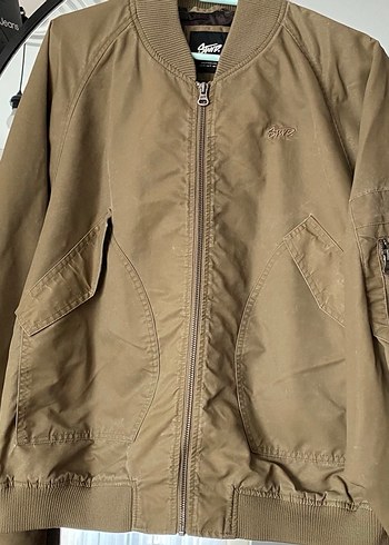 Bej Fermuarlı Kadın Ceket - Görsel 2