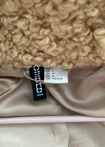 Kahverengi Peluş Kadın Midi Ceket - Görsel 4