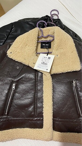 Pull and Bear pullbear kürklü mont