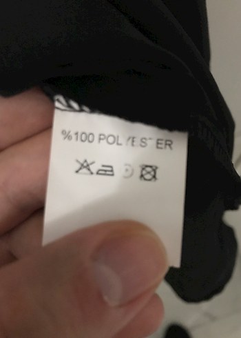 44 Beden siyah Renk Siyah Uzun Kollu Midi Elbise