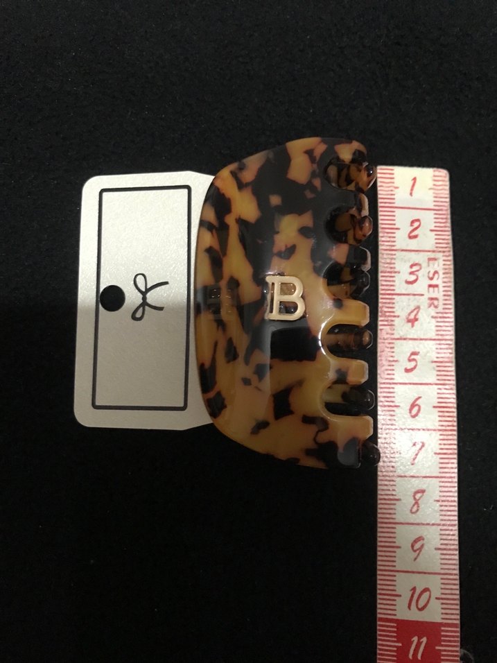 Balmain Lüks Kemik Mandal Toka - Görsel 3