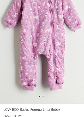 Mor Örgü Bebek Kız Tulumu - Görsel 3