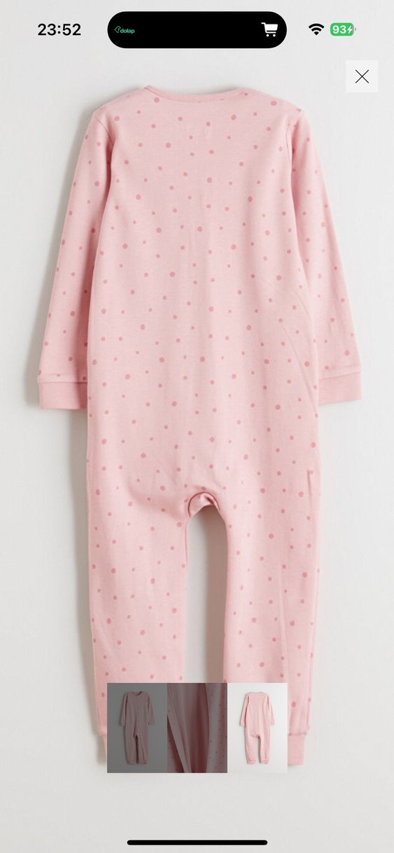 Fermuarlı Pudra Pembe Bebek Tulum - Görsel 2