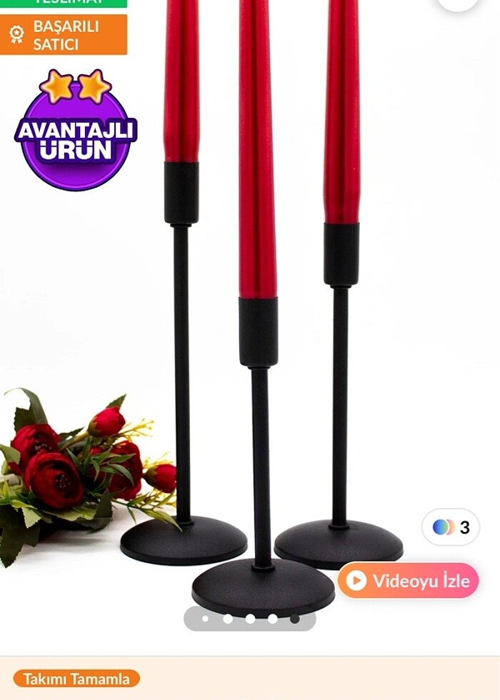 Siyah şamdan - Görsel 2