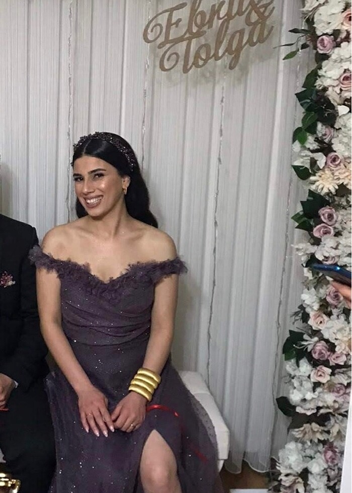 MÜRDÜM NİŞAN ELBİSESİ - Görsel 3