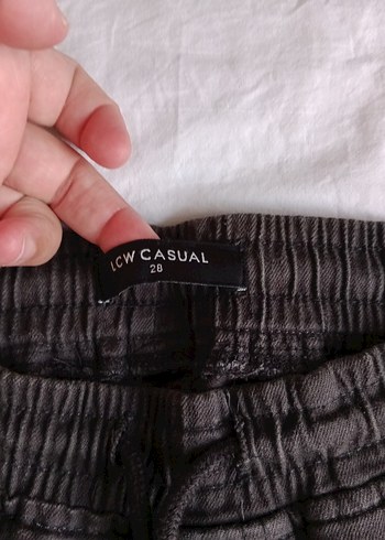 LC Waikiki Siyah Erkek Kemerli Denim Pantolon