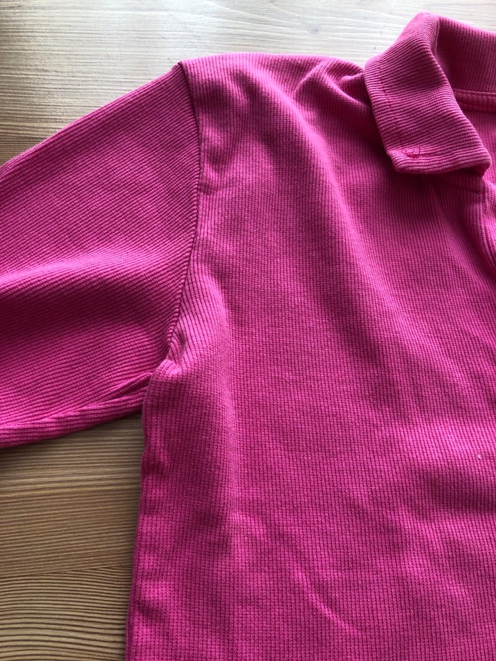 Pembe crop bluz - Görsel 2