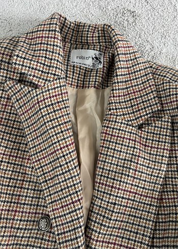 Düğmeli Midi Kadın Blazer Ceket Robin - Görsel 2