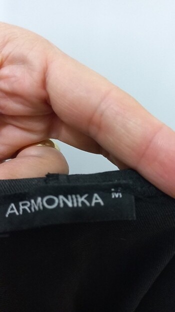 m Beden siyah Renk Armonika trenckot