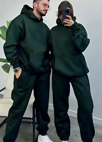 3iplik sardonlu oversize takım