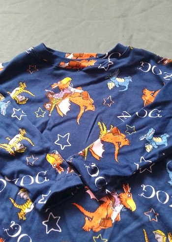 LC Waikiki Erkek Çocuk Renkli Baskılı Uzun Kollu Sweatshirt