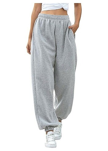 3iplik sardonlu oversize alt eşofman