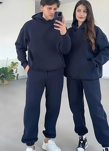 3iplik sardonlu oversize takım