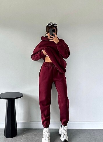 3iplik sardonlu oversize takım