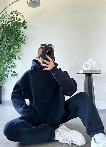 3iplik sardonlu oversize takım 