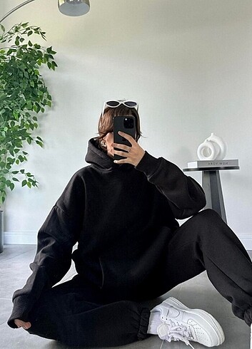 Diğer 3 iplik sardonlu oversize takım