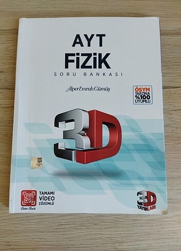 Ayt fizik soru Bankası 3D yayınları