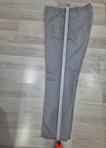 Gri Regular Fit Ofis Pantolonu - Görsel 2
