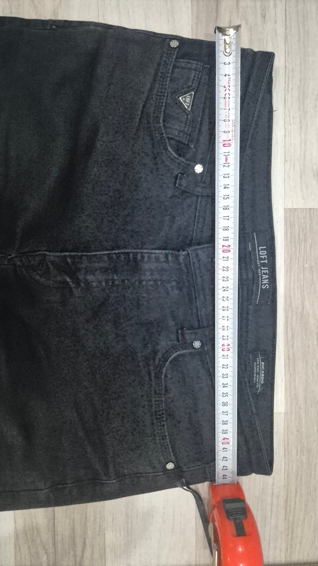 Siyah Erkek Regular Fit Elastik Kot Pantolon - Görsel 2